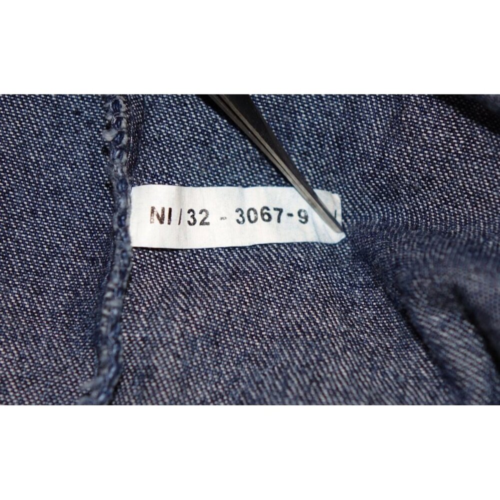 Vintage Forenza Jean Jacket Sz 12 Military Epaulette 80's-90's Double Breasted C - Picture 7 of 8